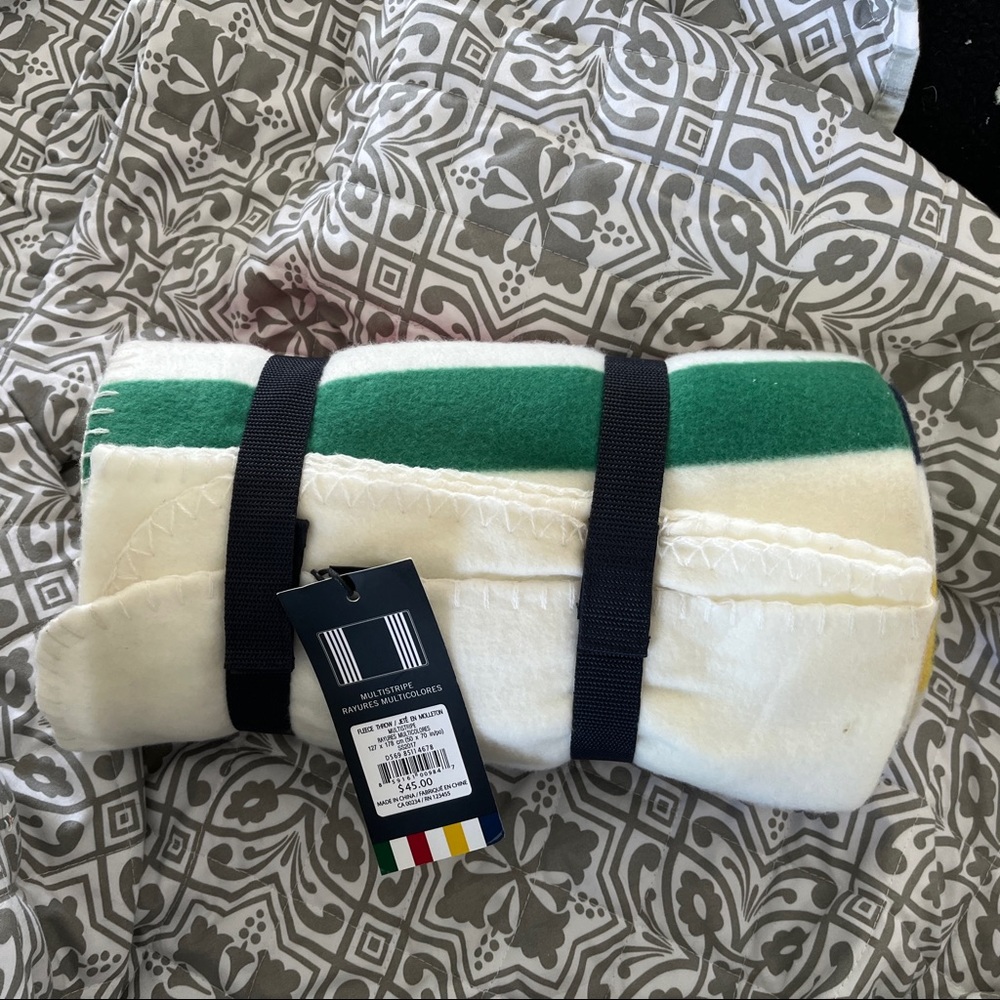 NWT Hudson’s Bay Fleece Throw